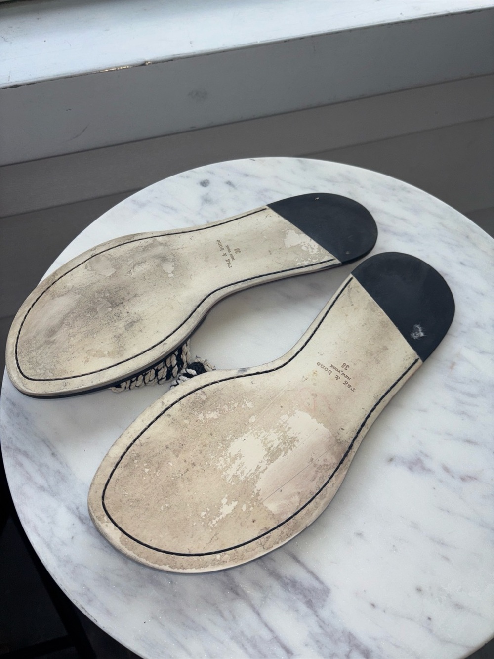 Rag & Bone Melrose Braided slide sandals Women’s Size 8 (38) - Picture 3 of 6